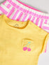Bright Yellow Short Sleeve Baby Top