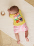 Bright Yellow Short Sleeve Baby Top