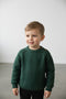 Boys Winter Knit Sweater for Kids – Thick Warm Wool Style Pullover | Green Premium Winter Wear