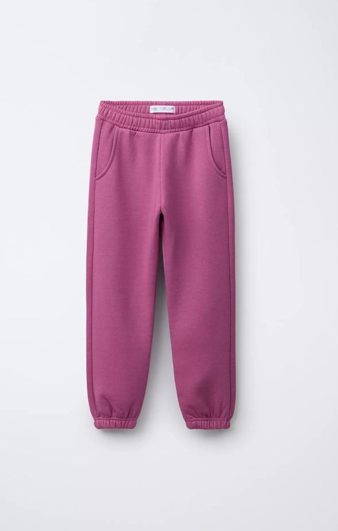 Girls Basic Cotton Joggers – Soft & Stretchable Everyday Pants for Kids | Comfortable Trouser for Girls