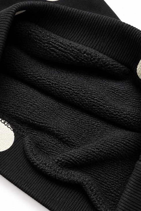 Zara Kids Black & White Polka Dot Sweatshirt