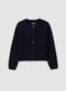 Girls' Blue Regular Fit Cardigan