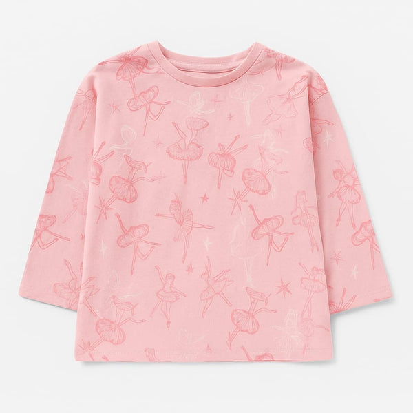 Matalan Girls Ballerina Tops-Pink