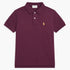 U.S. Polo Assn. Boys Mahroon Cotton Polo Shirt
