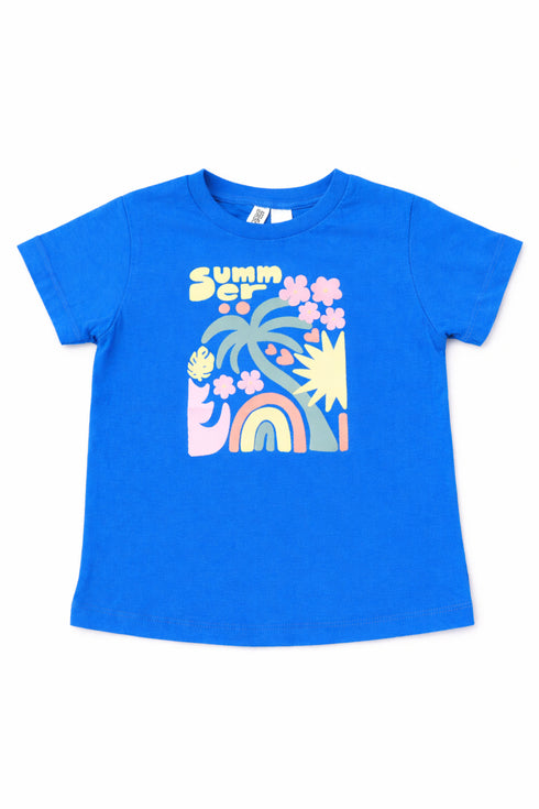 MEME Blue T-Shirt for Girls