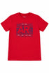 BHPC Red Printed Round Neck T-shirt