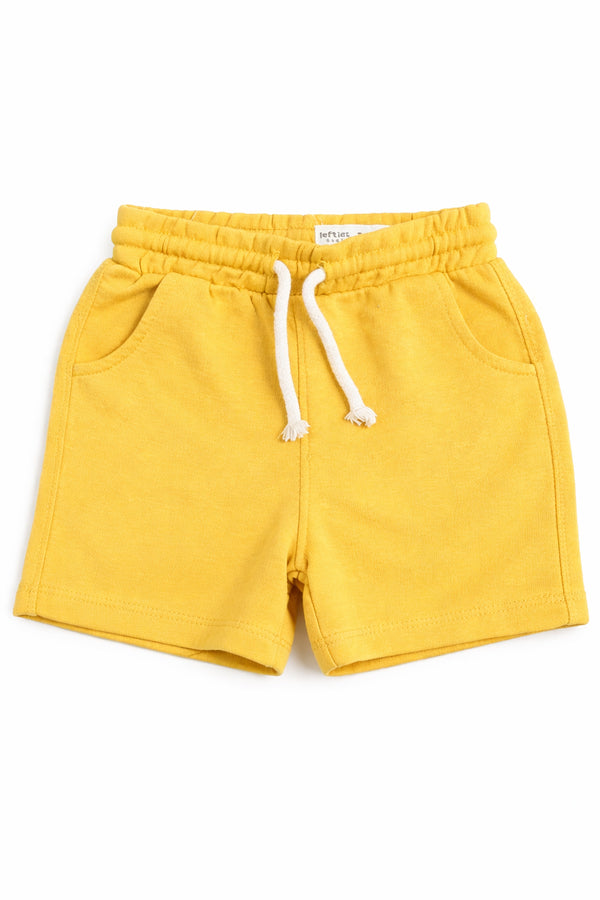 Lefties Mustard Solid Shorts
