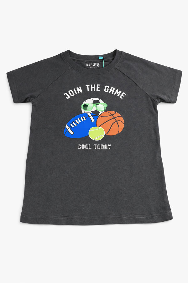 Blue Seven Game On Crusher Tee