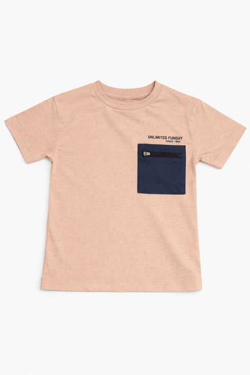 Next buy tan brown 100% cotton t-shirt