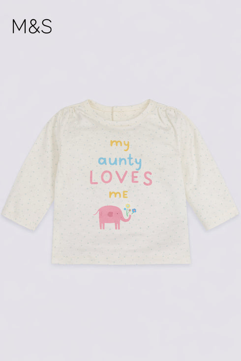 M&S My Unty Loves Me Pure Top