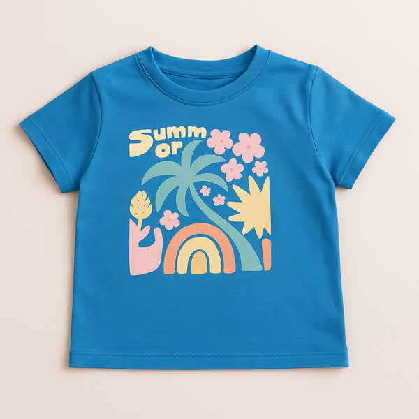MEME Blue T-Shirt for Girls