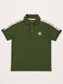 Calvin Klein Kids Polo Shirt | Green Short Sleeve Boys Polo Top | Designer Branded Children’s Shirt | Casual Summer Kidswear