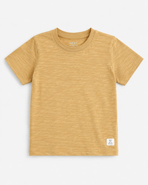 Next Boys Mustard Basic T-Shirt