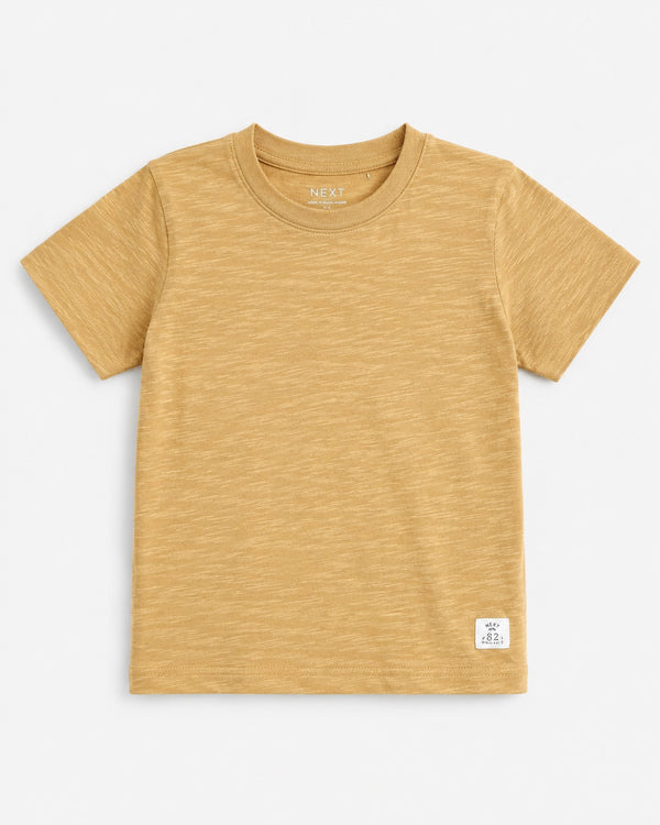 Next Boys Mustard Basic T-Shirt