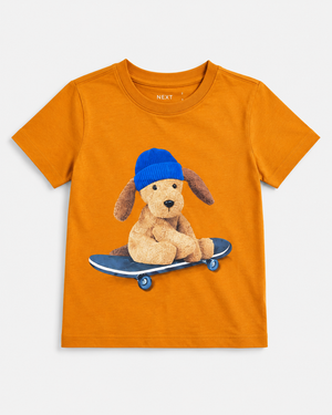 Next Orange Cute Puppy T-Shirt