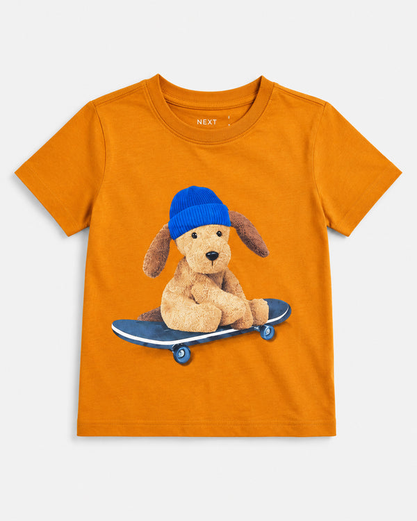 Next Orange Cute Puppy T-Shirt
