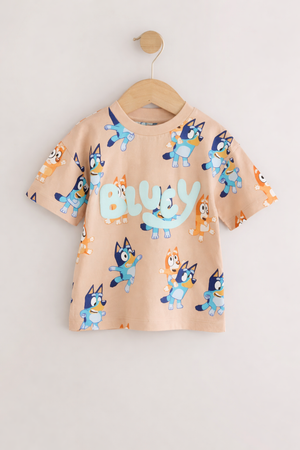 Next Neutral Bluey All-Over-Print T-Shirt