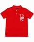 Tommy Hilfiger Kids Red Polo Shirt | Boys Short Sleeve Designer Polo Top | Branded Children’s Casual Shirt