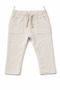 Mud Pie Tan Faux Linen Pull On Pants