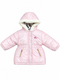 Betsey Johnson Girls Puffer Jacket Kids With hood. Pink