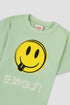 MEME Emoji T-Shirt for Boy - Green Spring Rain