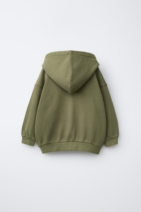 SWEATSHIRT WITH EMBROIDERED LOGO