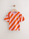 Next Red/Pink Short Sleeve Stripe T-Shirt