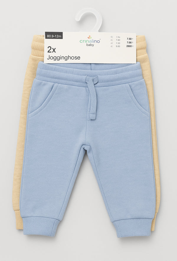 Orsolino 2-pack of plain plush trousers