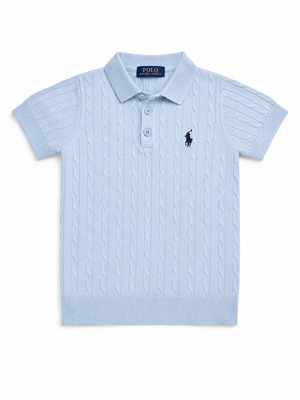 Ralph Lauren Kids Knitted Polo Shirt | Small Pony Logo Boys Top