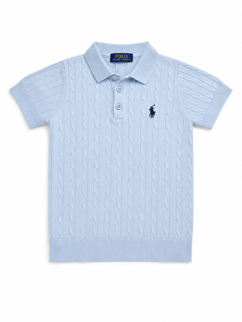 Ralph Lauren Kids Knitted Polo Shirt | Small Pony Logo Boys Top