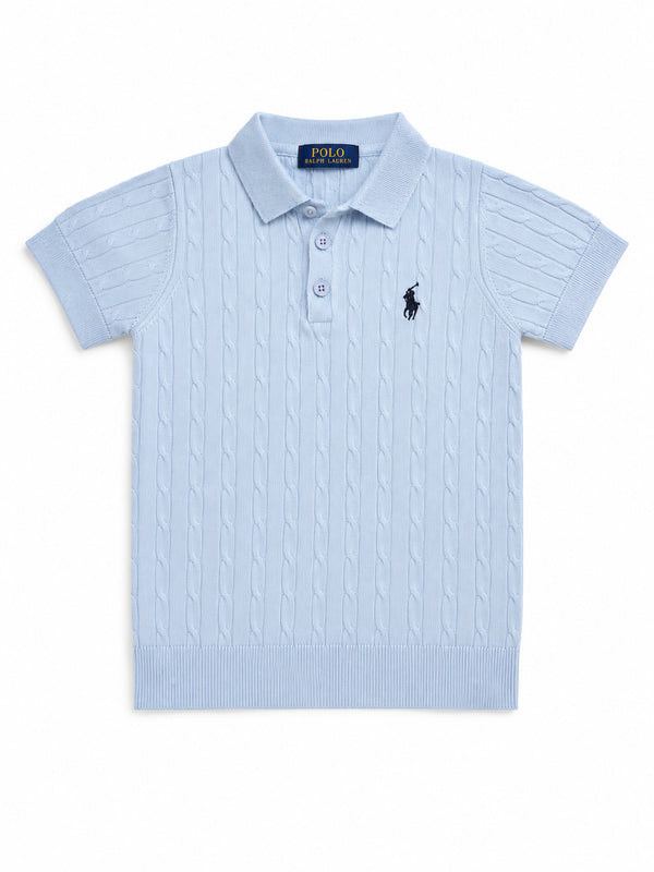 Ralph Lauren Kids Knitted Polo Shirt | Small Pony Logo Boys Top