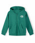 Minoti Kids 2-Pack Funday Everyday Graphic Zip-Up Hoodies – Green & Grey