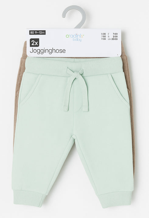 Orsolino 2-pack of plain plush trousers