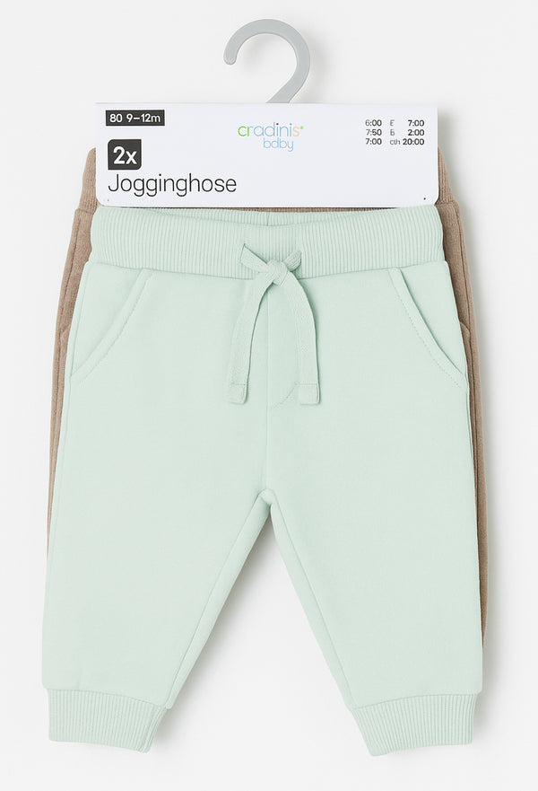 Orsolino 2-pack of plain plush trousers