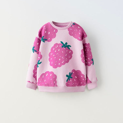 ZARA STRAWBERRY SWEATSHIRT