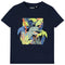 Short-sleeved plain fantasy dinosaur T-shirt for boys