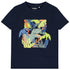 Short-sleeved plain fantasy dinosaur T-shirt for boys