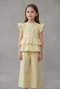 Yellow Floral Summer Dress for Kids Girls in Pakistan β Soft Cotton Casual & Comfortable Outfit