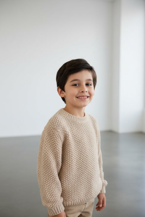 Pure Cotton Knitted Jumper