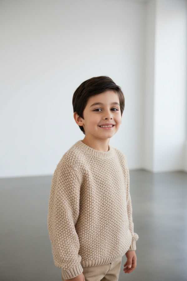 Pure Cotton Knitted Jumper