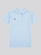U.S. Polo Assn. Boys Double Horsemen Polo Shirt in Chambray Blue