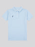 U.S. Polo Assn. Boys Double Horsemen Polo Shirt in Chambray Blue