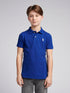 U.S. Polo Assn. Boys Double Horsemen Polo Shirt in Sodalite Blue