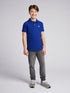 U.S. Polo Assn. Boys Double Horsemen Polo Shirt in Sodalite Blue