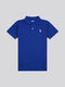 U.S. Polo Assn. Boys Double Horsemen Polo Shirt in Sodalite Blue