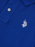 U.S. Polo Assn. Boys Double Horsemen Polo Shirt in Sodalite Blue