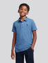 U.S. Polo Assn. Boys Double Horsemen Polo Shirt in Blue Horizon
