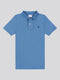 U.S. Polo Assn. Boys Double Horsemen Polo Shirt in Blue Horizon