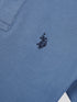 U.S. Polo Assn. Boys Double Horsemen Polo Shirt in Blue Horizon