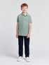 U.S. Polo Assn. Boys Double Horsemen Polo Shirt in Chinois Green